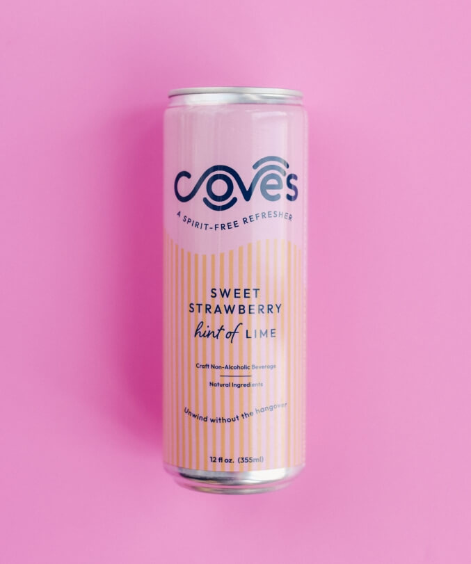 Coves Sweet Strawberry - Hint of Lime Mocktail 4 pack